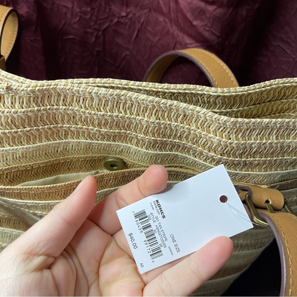 Sonoma Tan Stripe Tote Bag - Picture 6 of 8